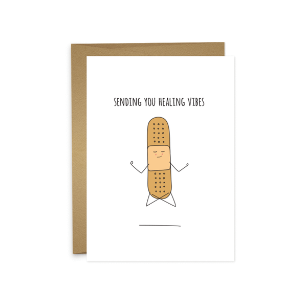 Sending Healing Vibes Get Well Card from Cards by Dé – Urban General Store