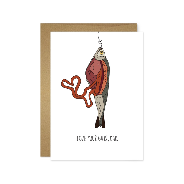 Love Your Guts, Dad Father's Day Card Humdrum Paper Cards - Holiday - Father's Day