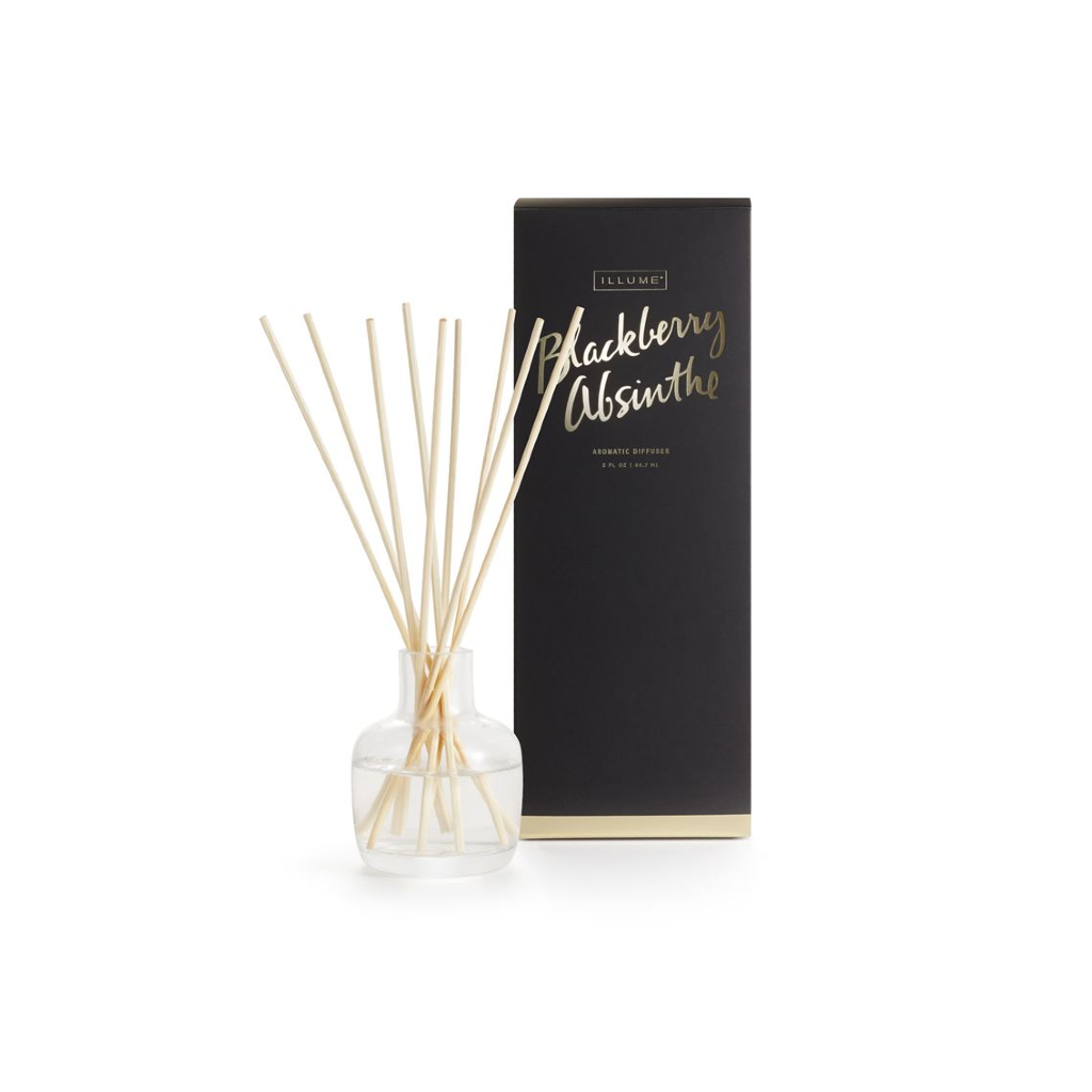 Essentials Diffuser Blackberry Absinthe Illume Home - Candles - Incense, Diffusers, Air Fresheners & Room Sprays