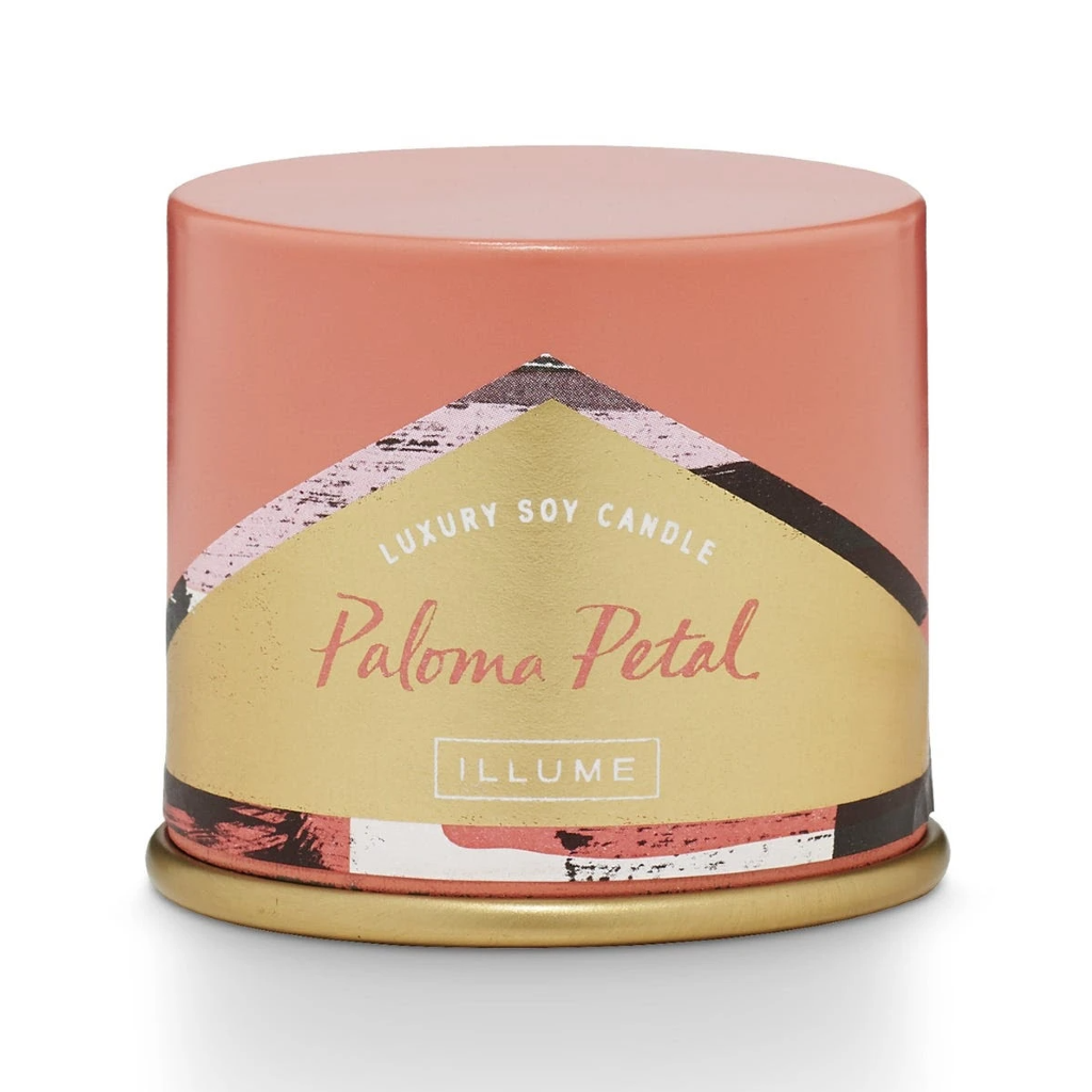 Demi Vanity Tin Candle - Paloma Petal - 3oz. Illume Home - Candles - Specialty