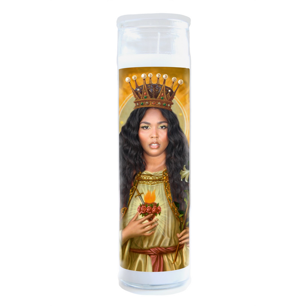 Default LIZZO Celebrity Prayer Candle Illuminidol Home - Candles - Novelty