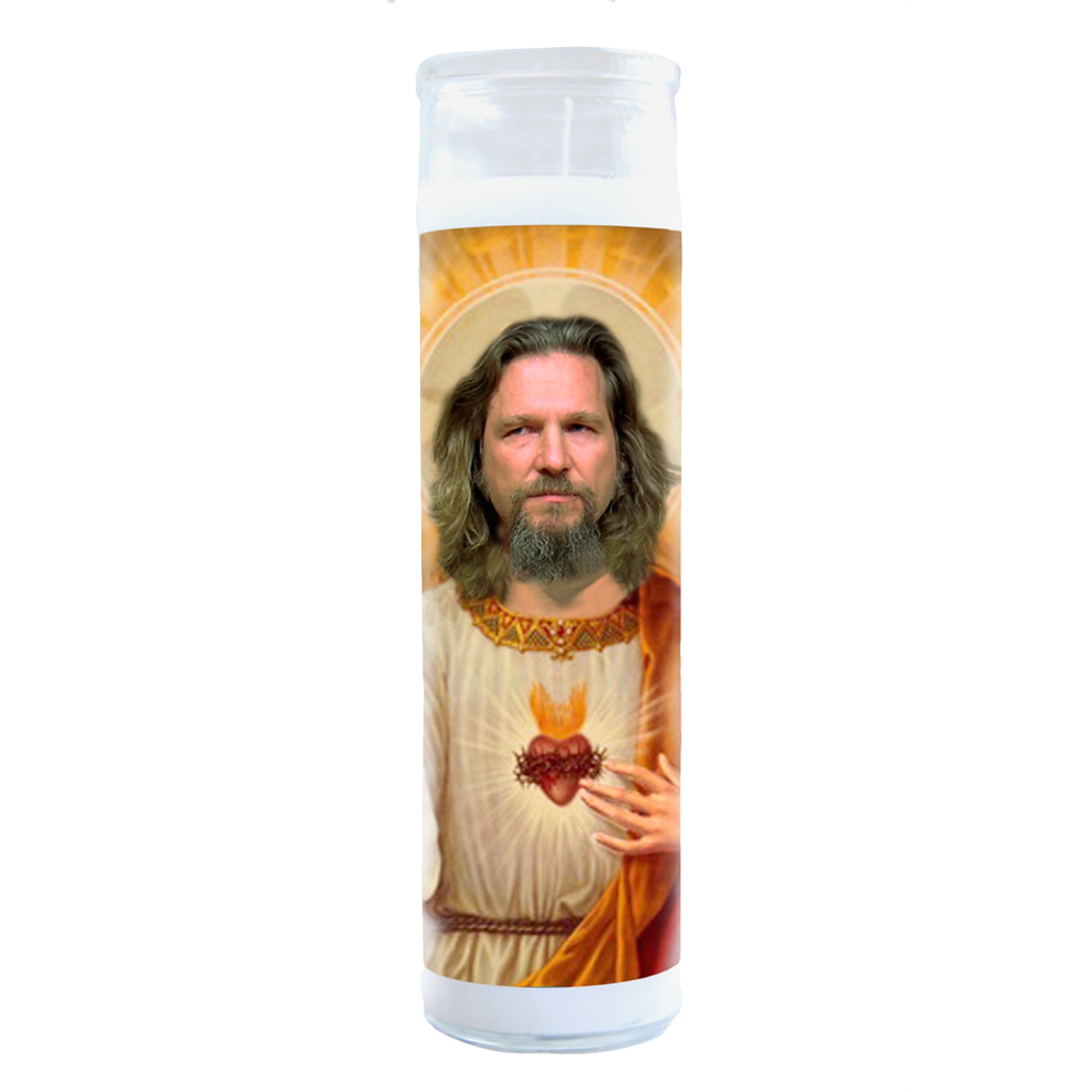 Default The Dude (Big Lebowski) Celebrity Prayer Candle Illuminidol Home - Candles - Novelty