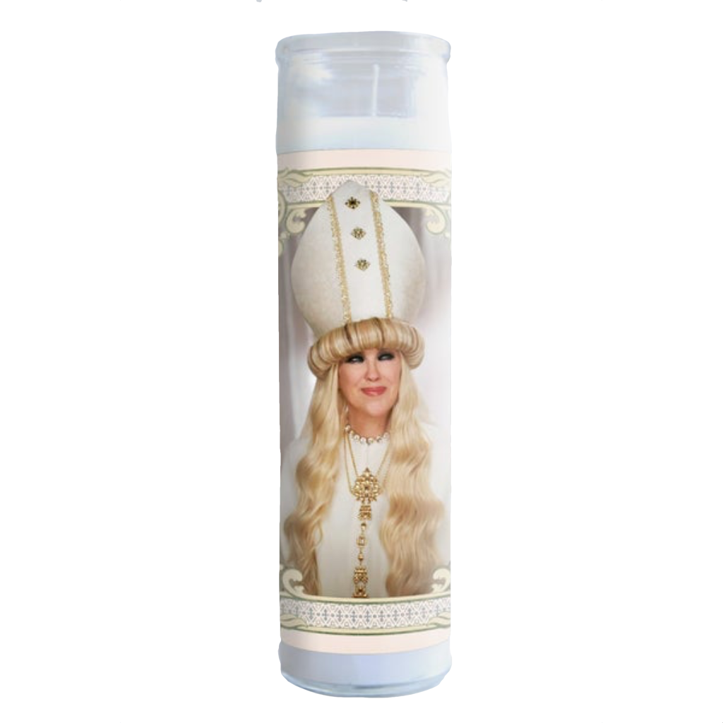 ILL CATHERINE O'HARA "POPE" CANDLE Illuminidol Celebrity Prayer Candle Illuminidol Home - Candles - Novelty