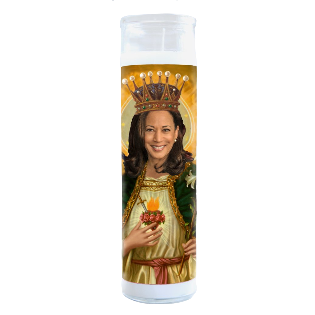 Kamala Harris Celebrity Prayer Candle Illuminidol Home - Candles - Novelty