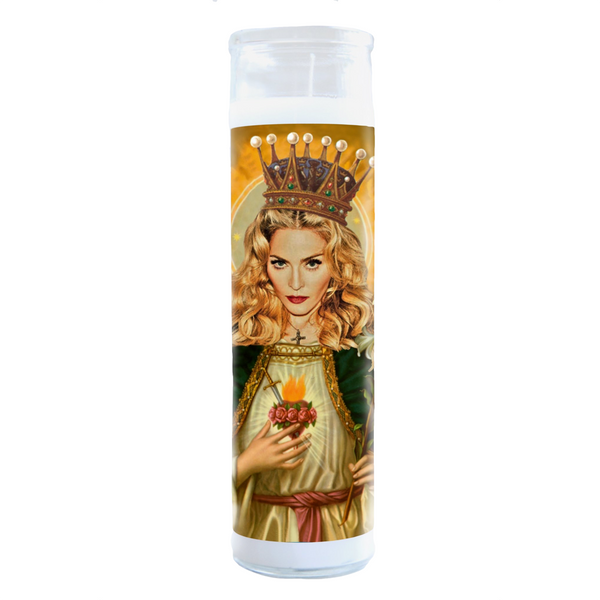 Madonna Prayer Celebrity Prayer Candle Illuminidol Home - Candles - Novelty