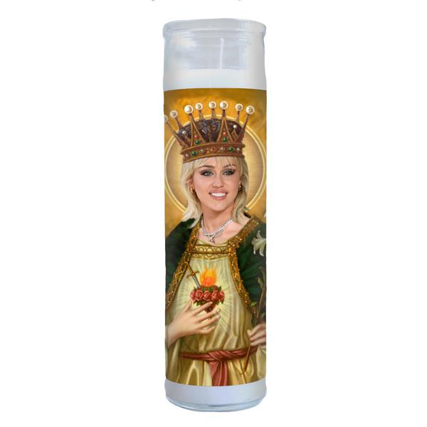 Miley Cyrus lluminidol Celebrity Prayer Candle Illuminidol Home - Candles - Novelty