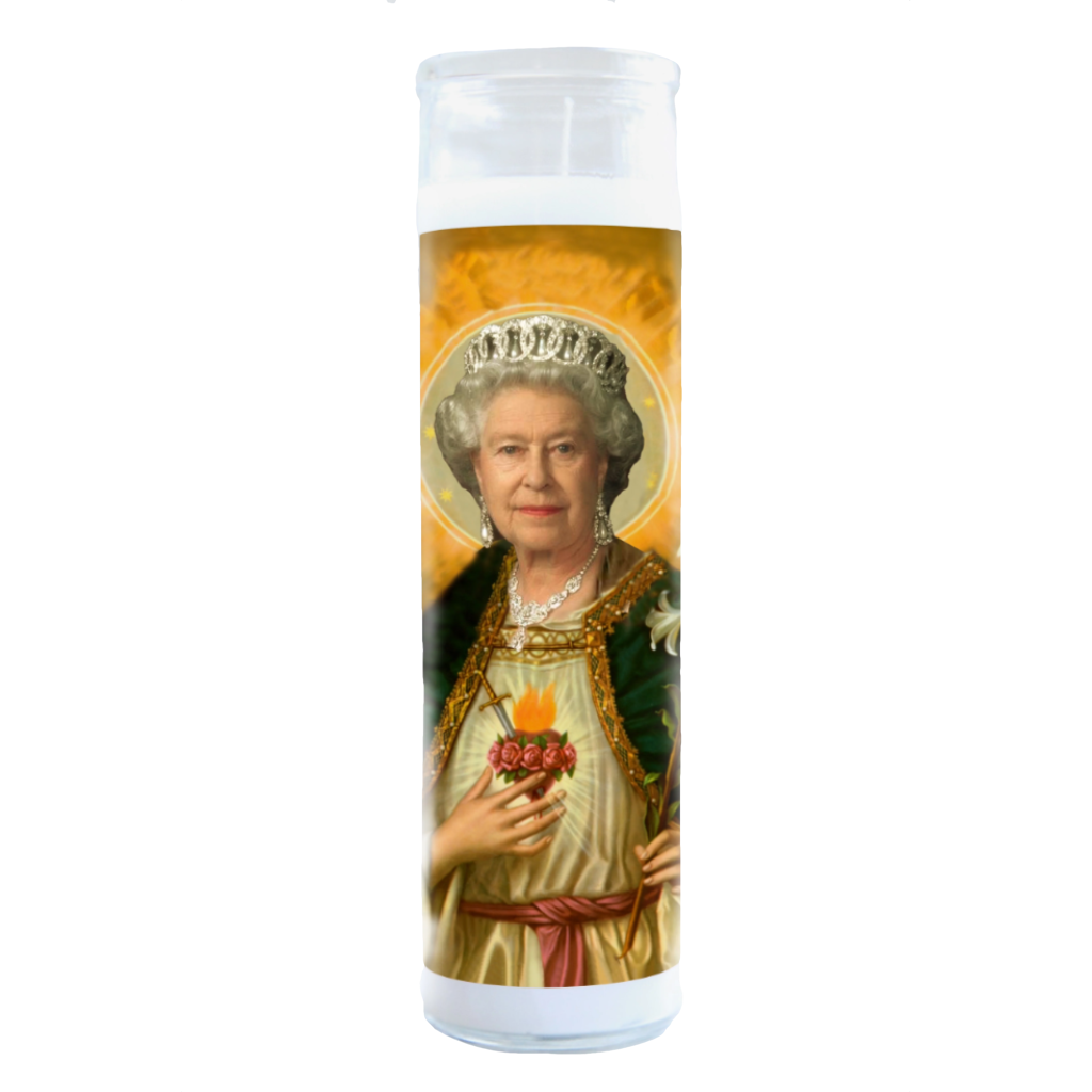 Queen Elizabeth II lluminidol Celebrity Prayer Candle Illuminidol Home - Candles - Novelty