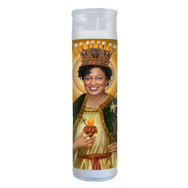 Stacey Abrams Celebrity Prayer Candle Illuminidol Home - Candles - Novelty