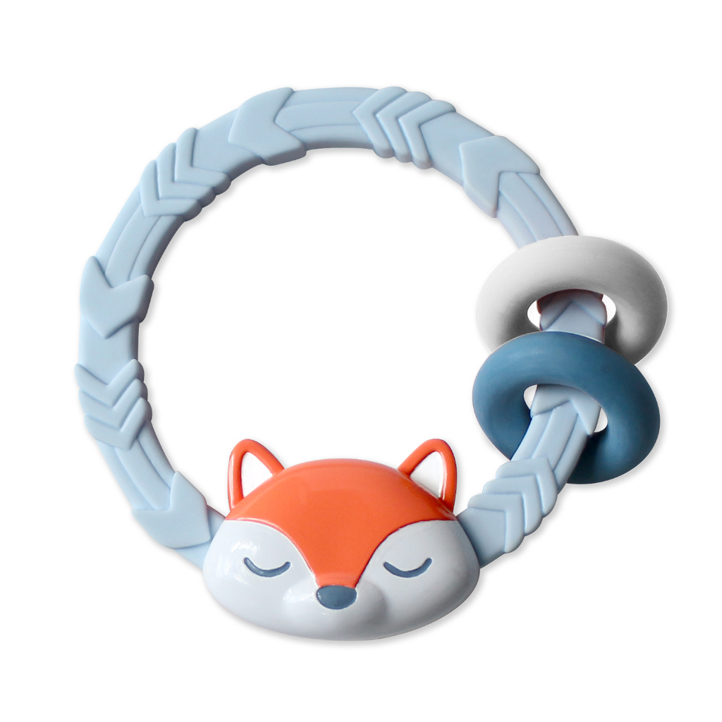 FOX Ritzy Rattle with Teething Rings Itzy Ritzy Baby & Toddler - Baby Toys & Activity Equipment - Rattles