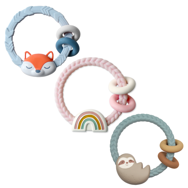Ritzy Rattle with Teething Rings Itzy Ritzy Baby & Toddler - Baby Toys & Activity Equipment - Rattles