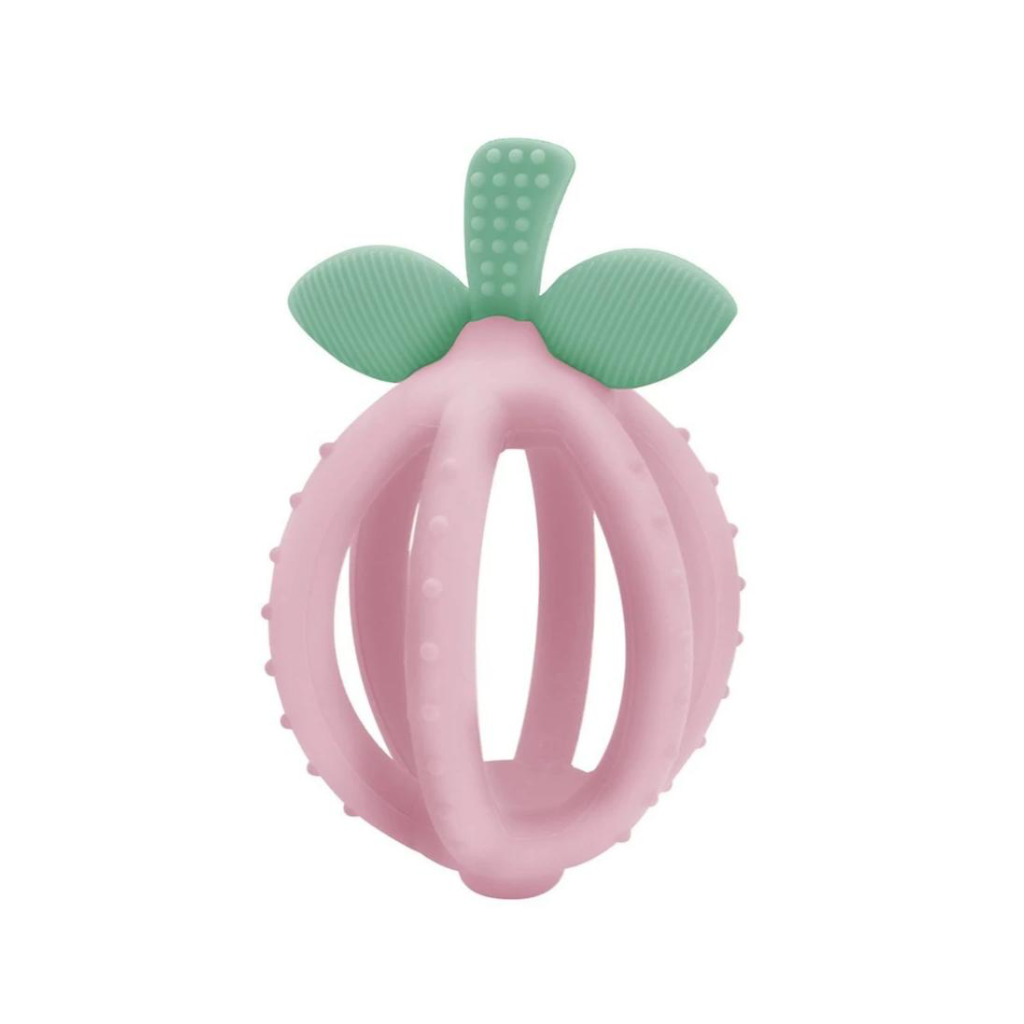PINK LEMONADE Bitzy Biter Teething Ball Itzy Ritzy Baby & Toddler - Pacifiers & Teethers