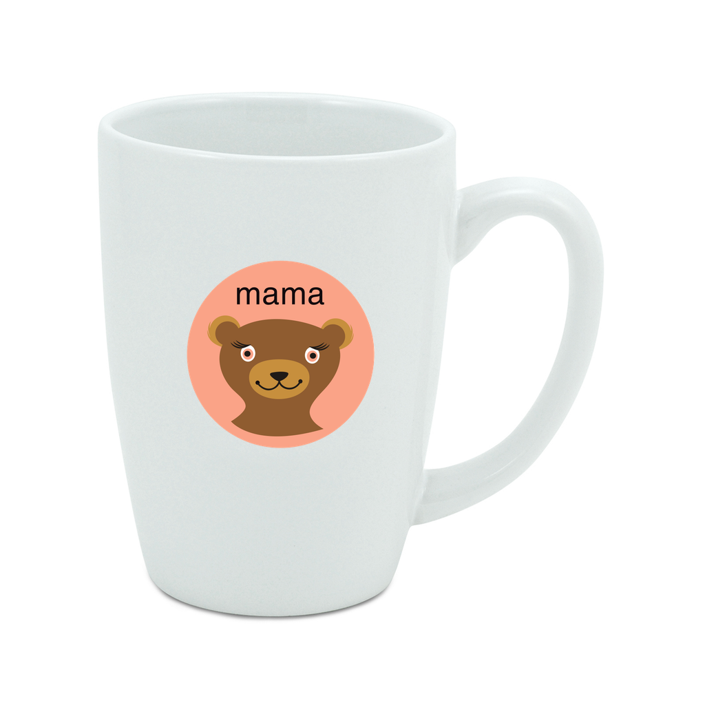 Mama established bear coffee mug
