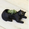 Cosmo the Black Cat Planter Kikkerland Home - Garden - Vases & Planters