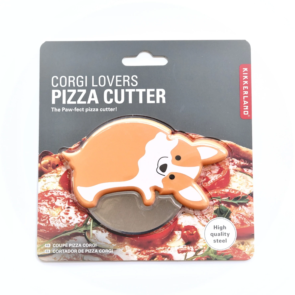 Corgi Lovers Pizza Cutter Kikkerland Home - Kitchen & Dining