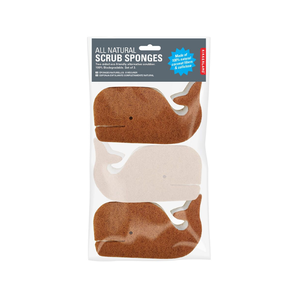 All Natural Scrub Sponges - Whales – Urban General Store