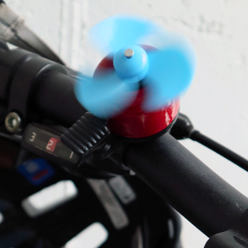 Windmill Bike Bell Assorted from Kikkerland Urban General Store