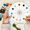 Clock Cross Stitch Kit Kikkerland Toys & Games - Crafts & Hobbies