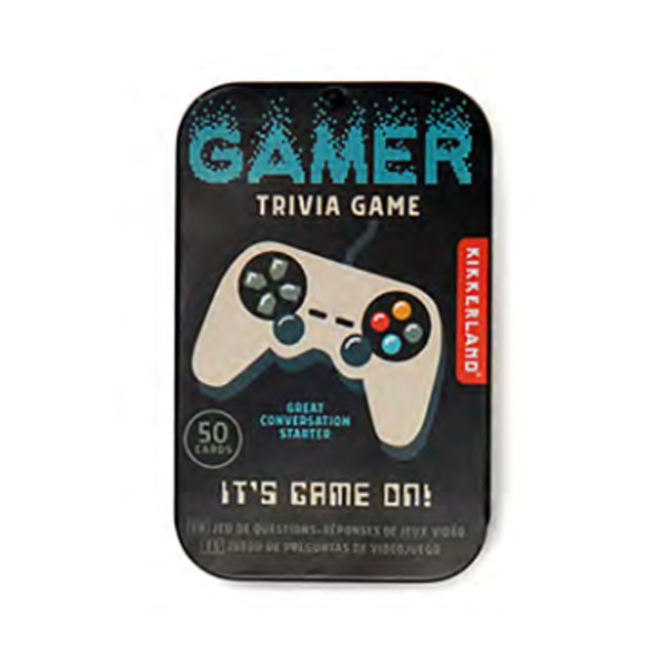 Gamer Trivia Tin Kikkerland Toys & Games - Puzzles & Games - Games