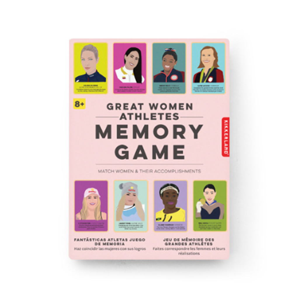 Great Women Athletes Memory Game Kikkerland Toys & Games - Puzzles & Games - Games