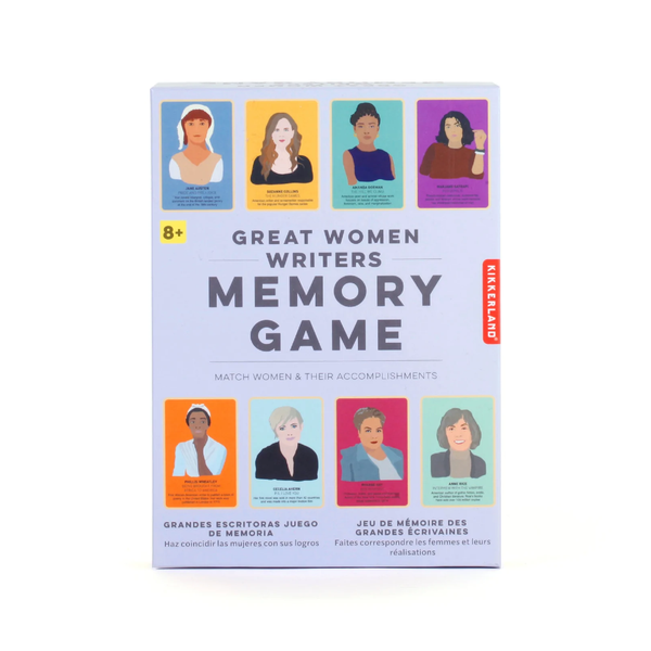 Great Women Writers Memory Game Kikkerland Toys & Games - Puzzles & Games - Games