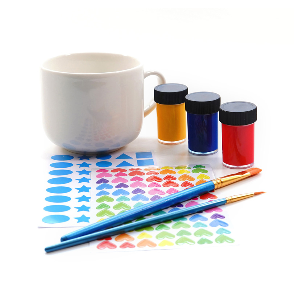 KIK DECORATE YOUR OWN CUP KIT Kikkerland Unclassified
