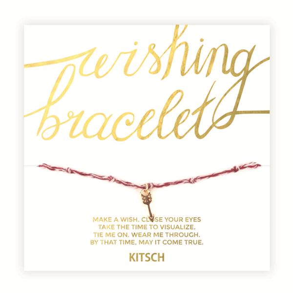 Kitsch Bracelets & Cuffs Arrow Wishing Bracelet - Red
