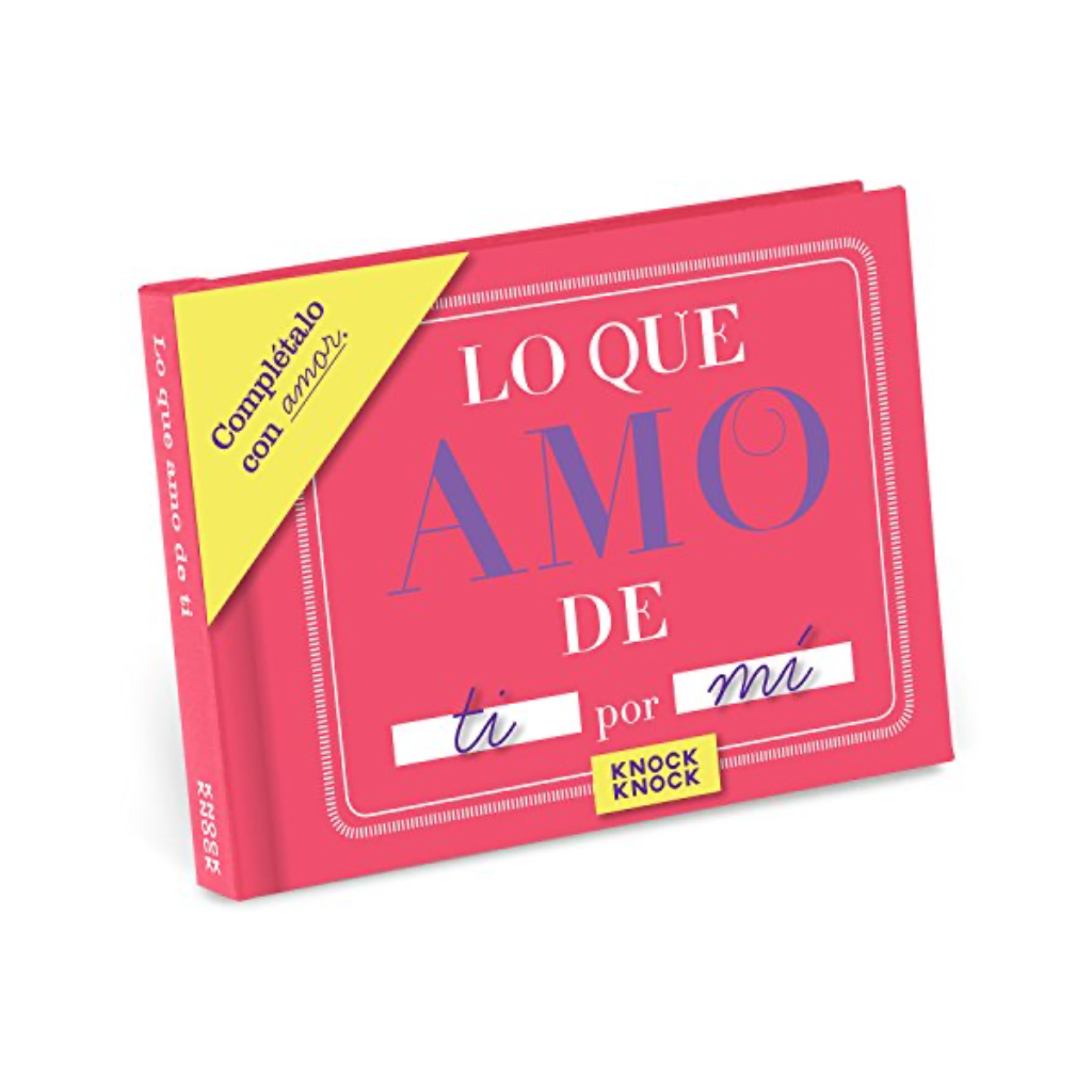 Lo Que Amo de Ti por Mi Fill in the Love Book Knock Knock Books - Guided Journals & Gift Books
