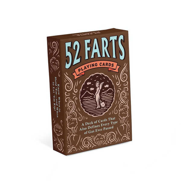52 Farts Playing Cards Knock Knock Toys & Games - Puzzles & Games