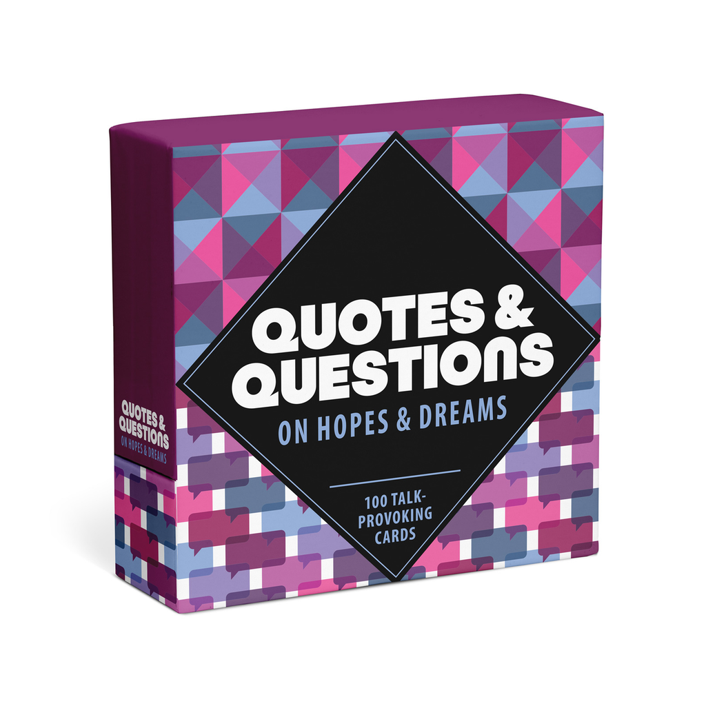 Quotes and Questions on Hopes and Dreams: 100 Talk-Provoking Cards Knock Knock Toys & Games