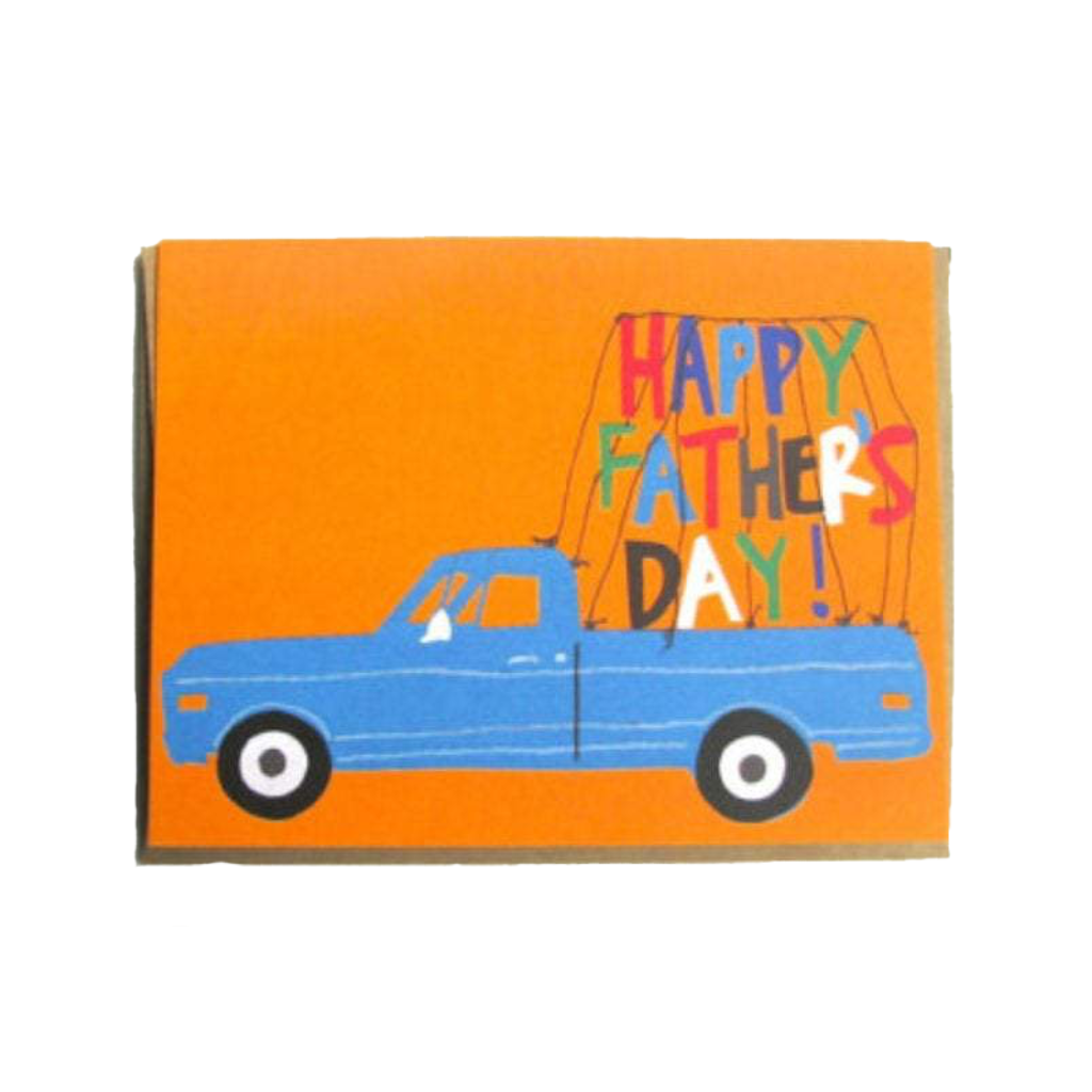 Pick-Up Truck Father's Day Card La Familia Green Cards - Father's Day