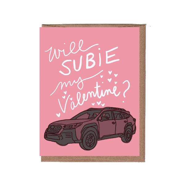 Subie Valentine's Day Card La Familia Green Cards - Holiday - Valentine's Day