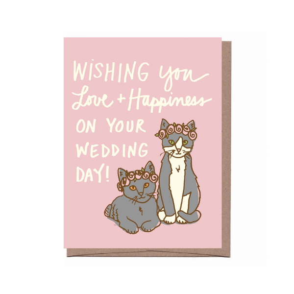 Kittens Wedding Card La Familia Green Cards - Love - Wedding