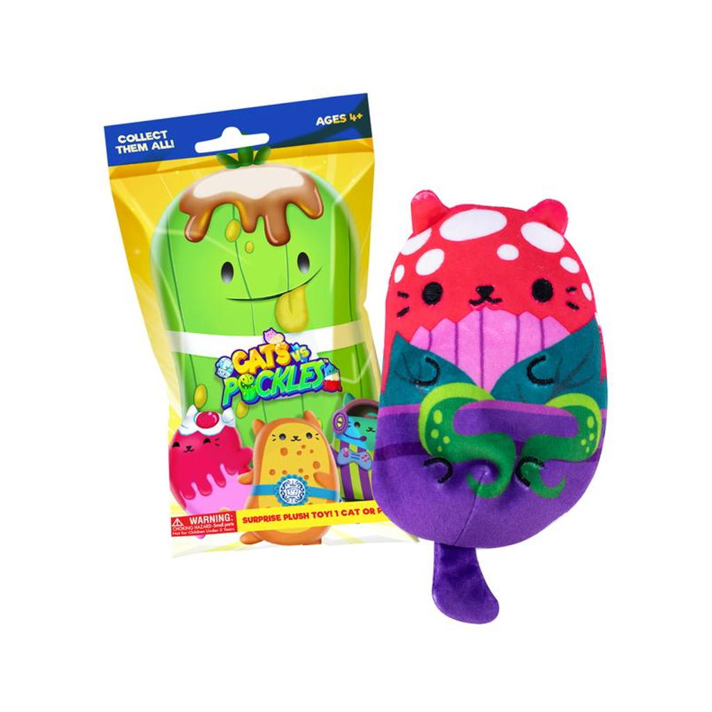 Cats Vs Pickles Plush Mystery Bag License 2 Play Toys Toys & Games - Stuffed Animals & Plush Toys