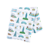 Chicago Baby Swaddle Blanket Little Hometown Baby & Toddler - Swaddles & Baby Blankets