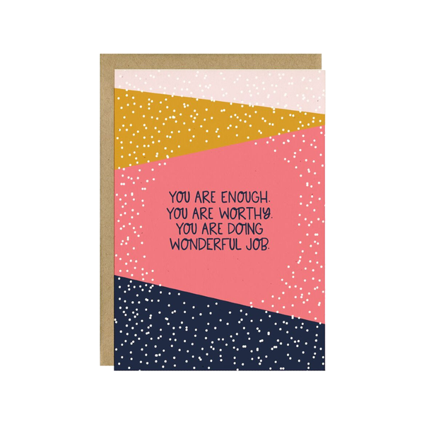 LLS CARD BLANK YOU ARE ENOUGH Little Lovelies Studio Cards - Any Occasion
