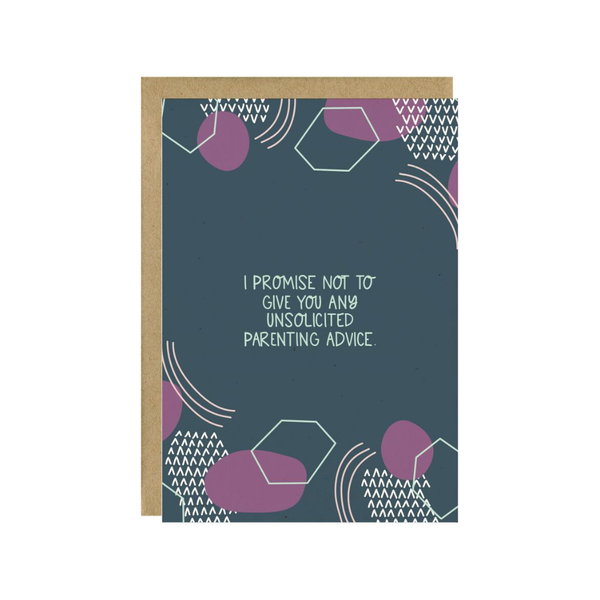 Parenting Advice Baby Card Little Lovelies Studio Cards - Baby