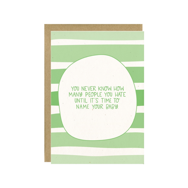 People You Hate Baby Card Little Lovelies Studio Cards - Baby