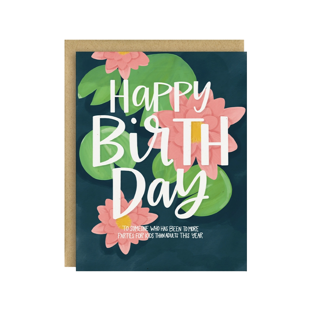 More Parties For Kids Birthday Card Little Lovelies Studio Cards - Birthday
