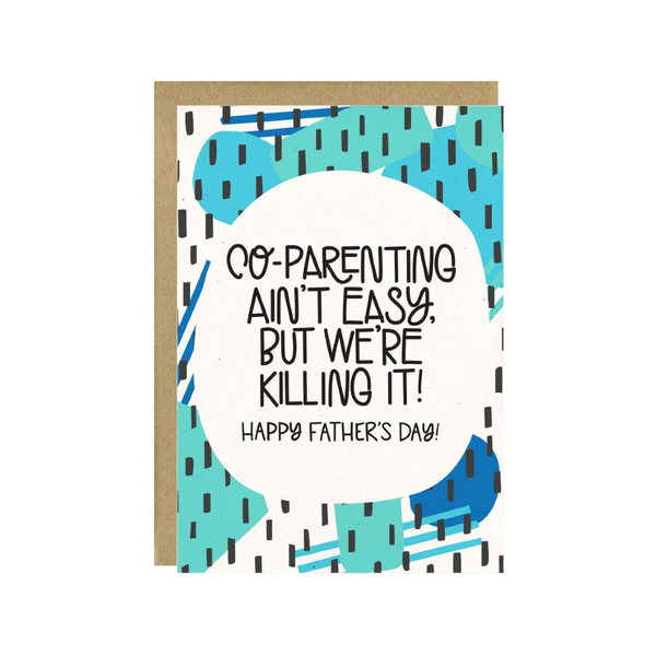 Co-Parenting Dad Father's Day Card Little Lovelies Studio Cards - Holiday - Father's Day