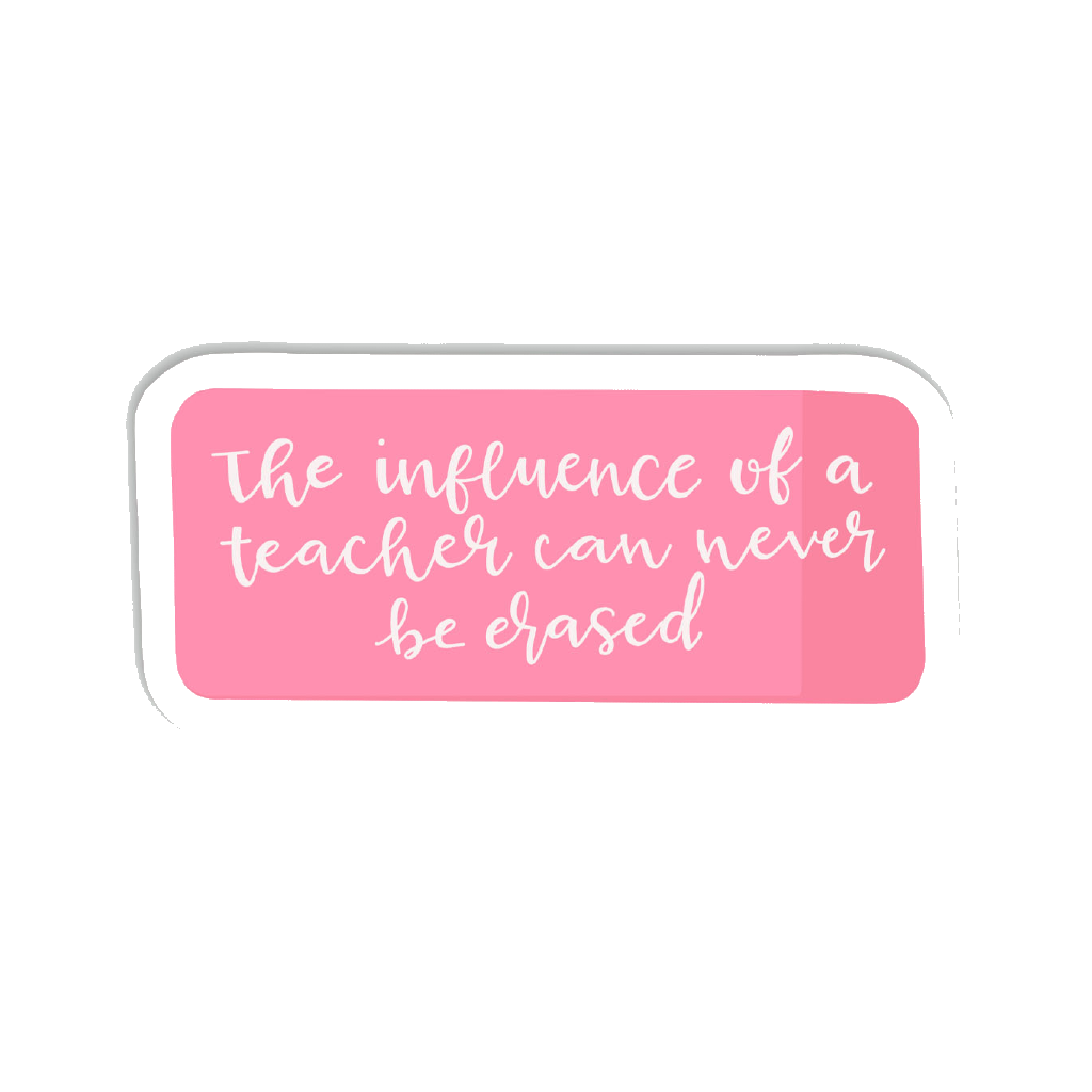 The Influence Of A Teacher Sticker from Little Lovelies Studio – Urban ...