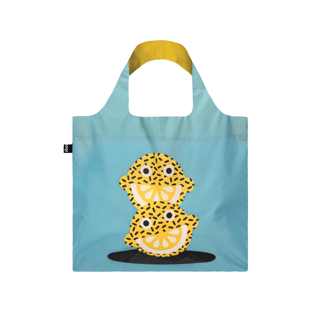 DANIEL RAMIREZ PEREZ-Lucky Lemons Reusable Tote Bag - Artist Collection Loqi Apparel & Accessories - Bags - Reusable Shoppers & Tote Bags