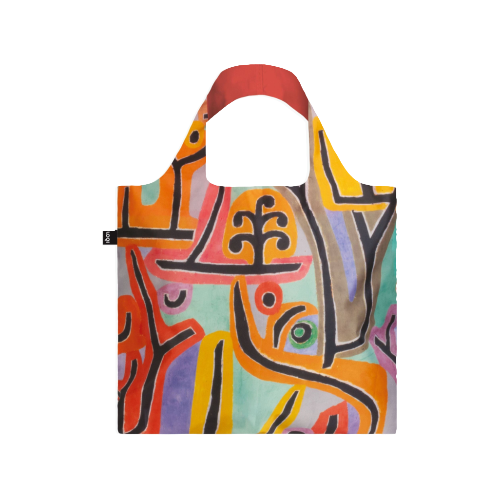 Paul Klee (Park Near Lu) Reusable Tote Bags - Museum Collection Loqi Apparel & Accessories - Bags - Reusable Shoppers & Tote Bags