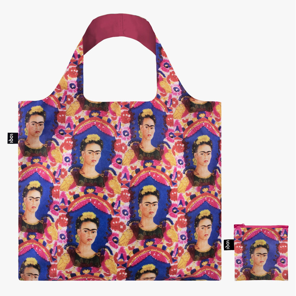 Reusable Tote Bags - Frida Kahlo Collection Loqi Apparel & Accessories - Bags - Reusable Shoppers & Tote Bags