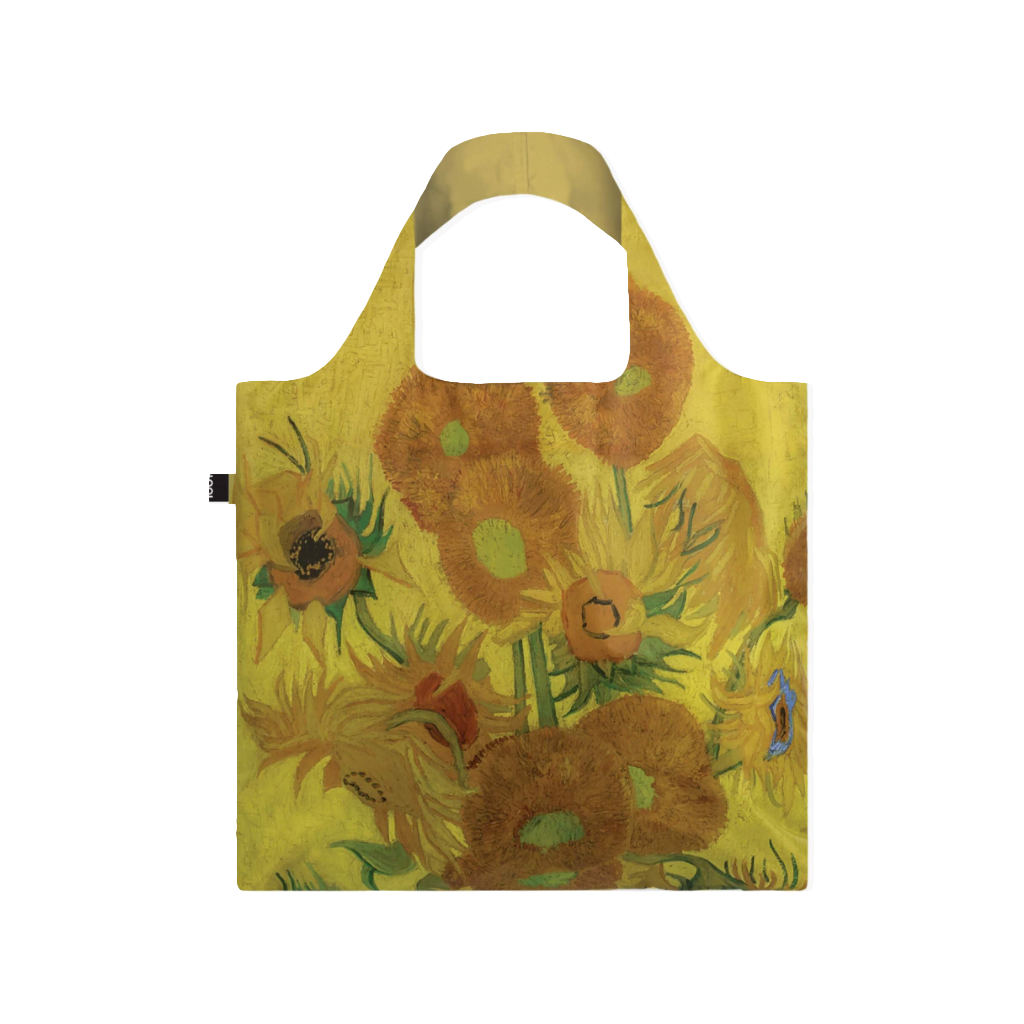 Sunflowers Reusable Tote Bags - Vincent van Gogh Collection Loqi Apparel & Accessories - Bags - Reusable Shoppers & Tote Bags