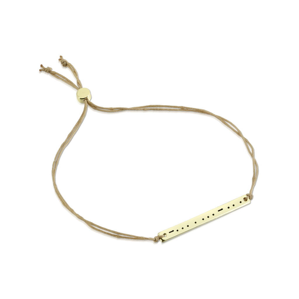 Morse Code Bar Bracelet - Bestie Lucky Feather Jewelry - Bracelet