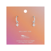 BRILLIANT YOU - SILVER Splendid Earrings - Single Set Lucky Feather Jewelry - Earrings