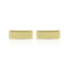 Gold Bar Earrings - Raise The Bar Lucky Feather Jewelry - Earrings