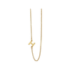 H Celebrate Initial Necklace Lucky Feather Jewelry - Necklaces - Words & Initials