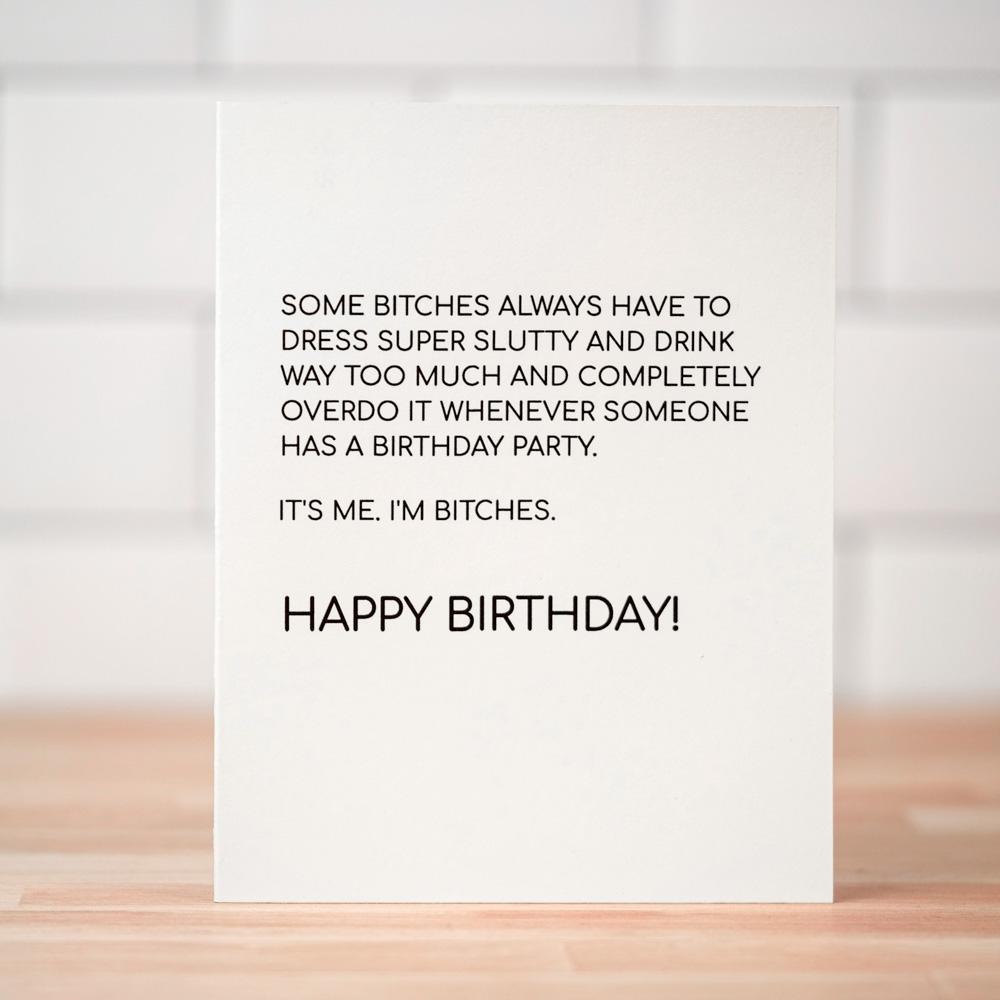Some Bitches... Birthday Card Meriwether Cards - Birthday