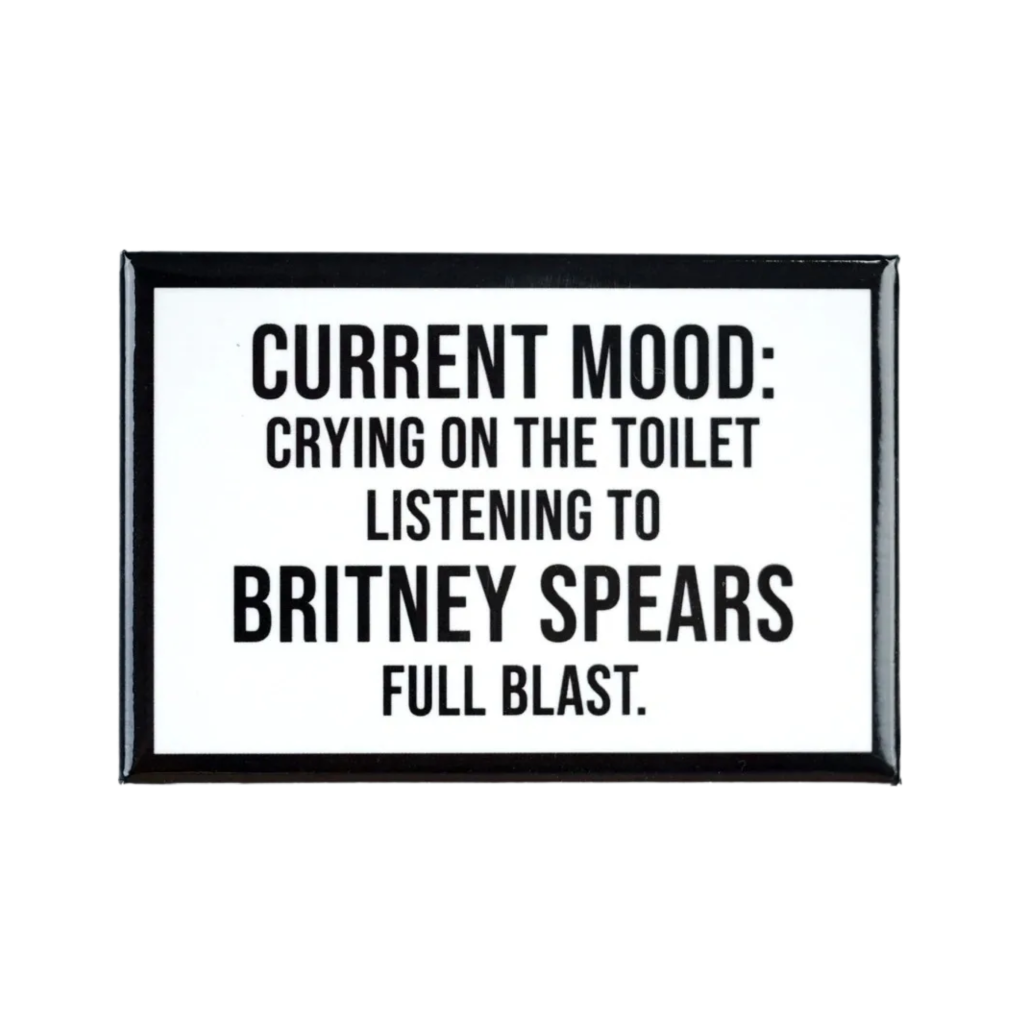 Current Mood Britney Spears Magnet Meriwether Home - Magnets